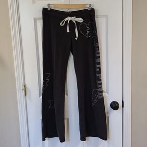 Pink Victoria's Secret rhinestone sweatpants